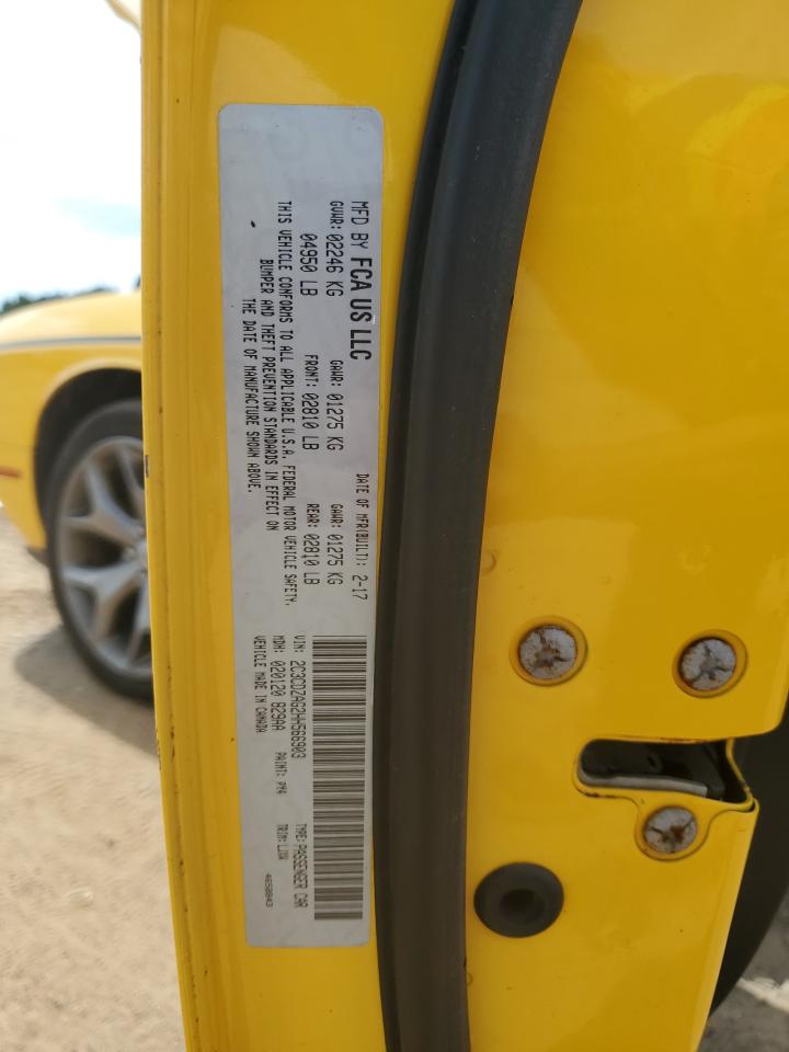 2017 Dodge Challenger Sxt VIN: 2C3CDZAG2HH566903 Lot: 71002594