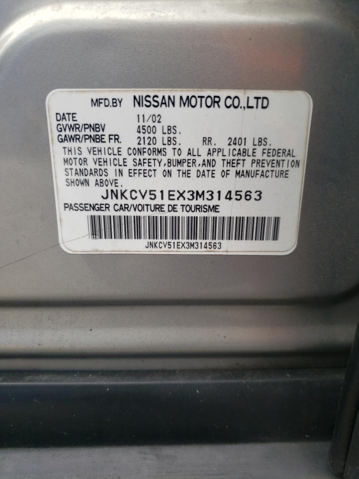 JNKCV51EX3M314563 2003 Infiniti G35