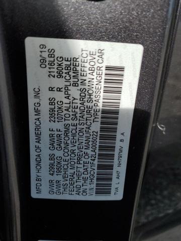 1HGCV1F42LA005022 Honda Accord EX 13