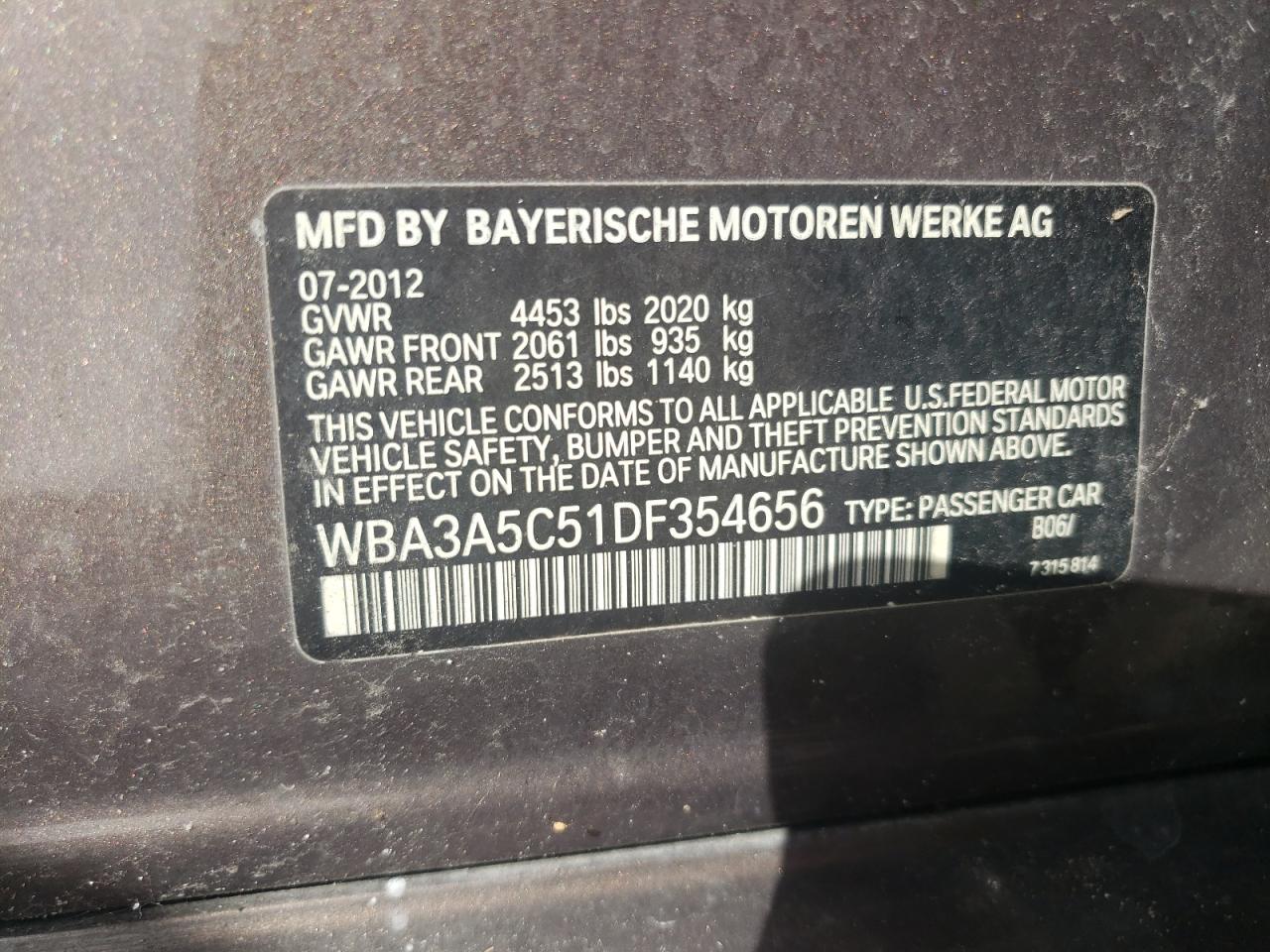 2013 BMW 3er - Image 12