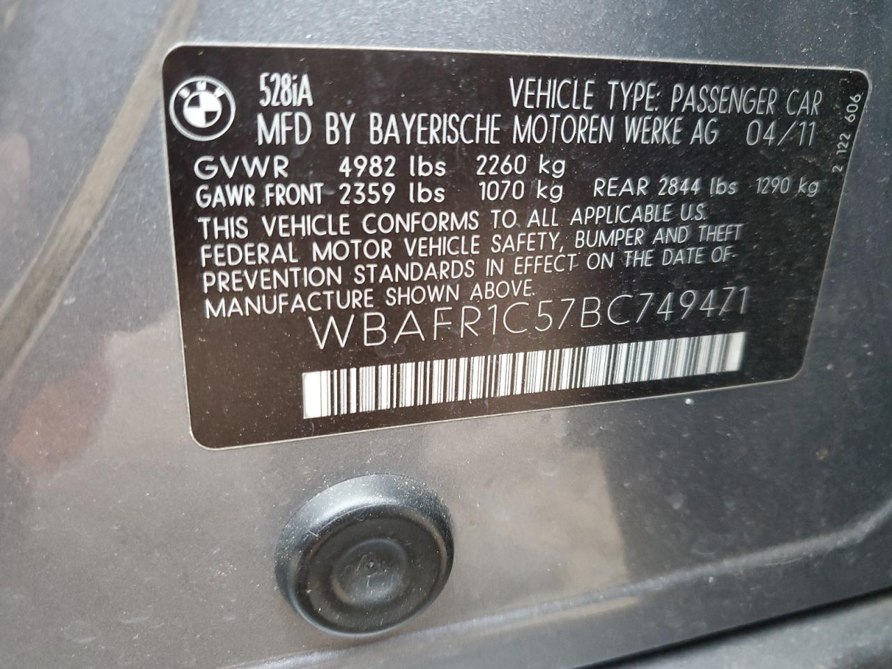 2011 BMW 5er - Image 12