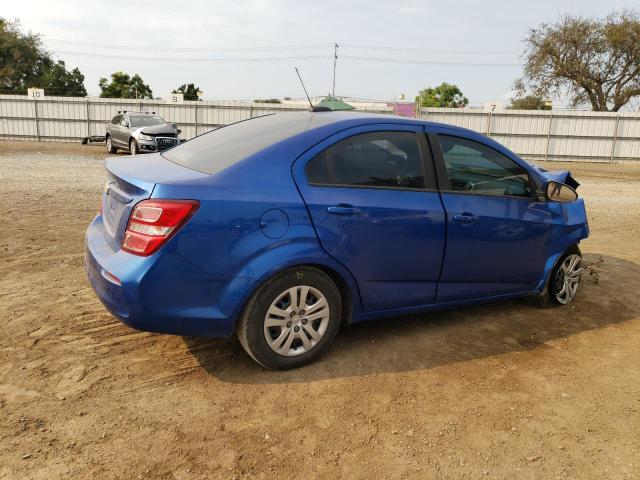  CHEVROLET SONIC 2017 Синий