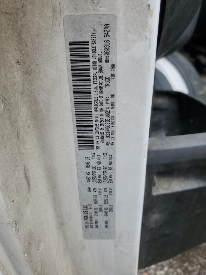 3C6TRVDG2GE100214 2016 Ram Promaster 2500 2500 High