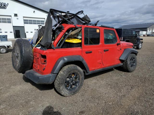  JEEP WRANGLER 2022 Красный