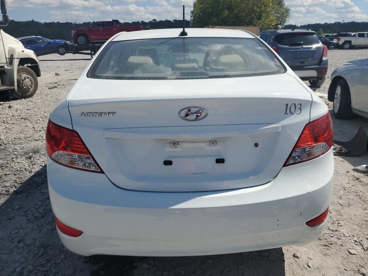 2013 Hyundai Accent Gls VIN: KMHCU4AE1DU449376 Lot: 72406174