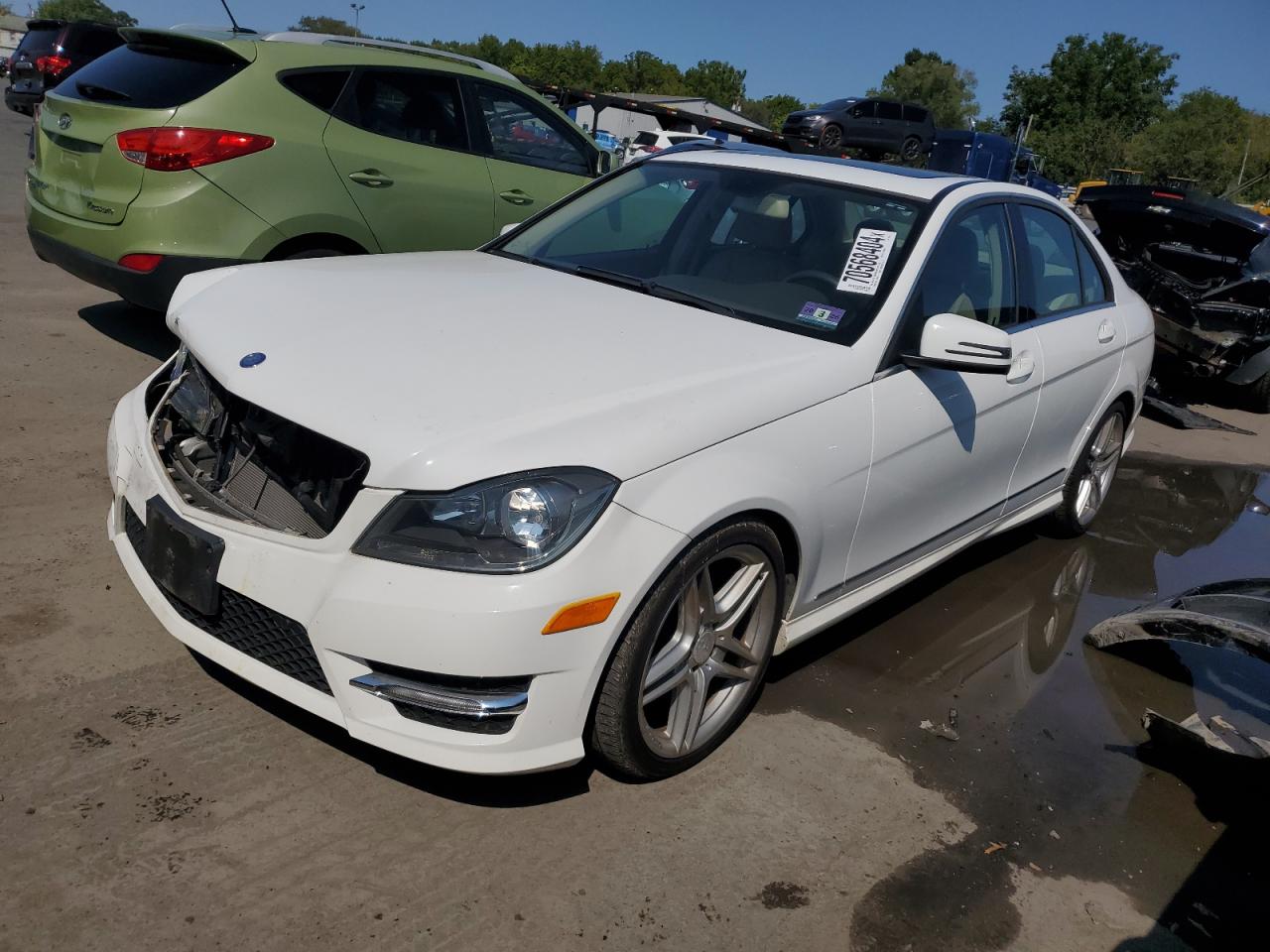 VIN WDDGF8AB7DR252993 2013 MERCEDES-BENZ C-CLASS no.1