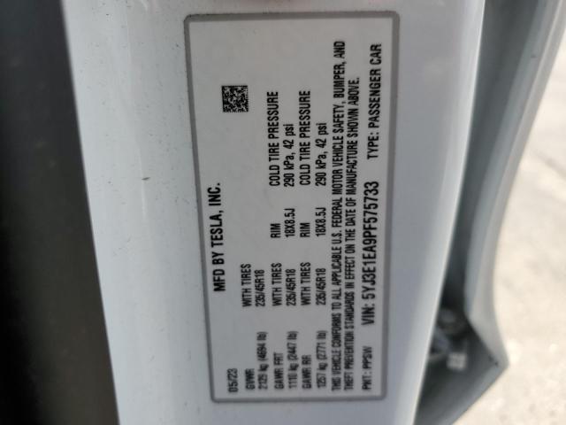 5YJ3E1EA9PF575733 Tesla Model 3  13