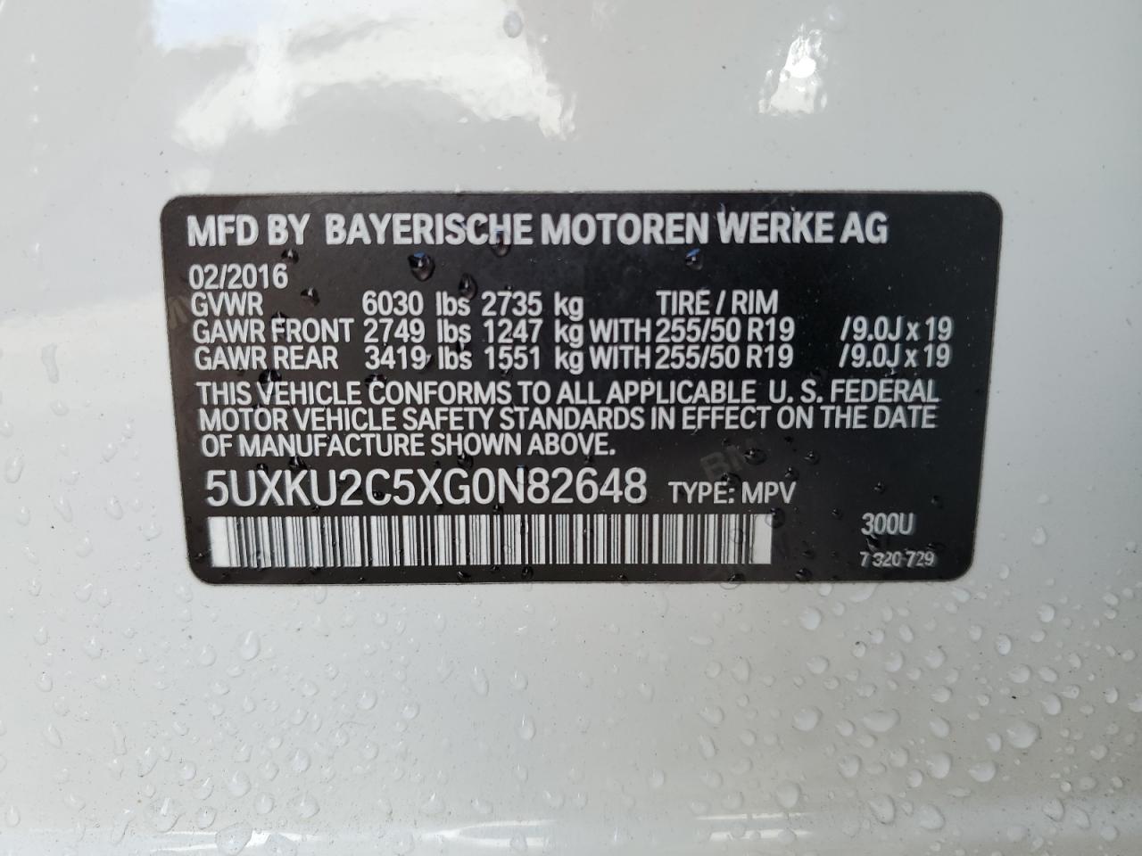 5UXKU2C5XG0N82648 2016 BMW X6 - Image 13