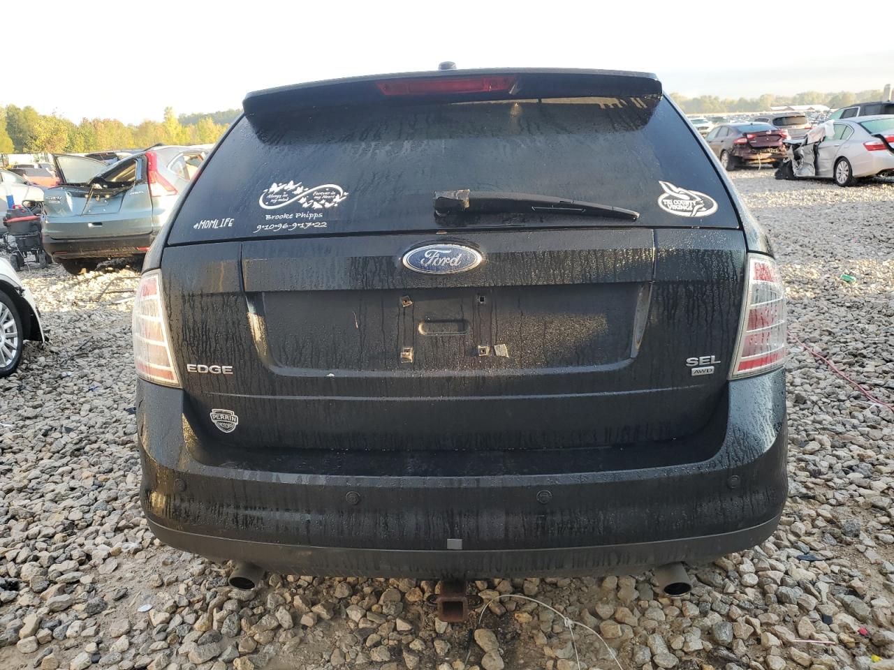 2007 Ford Edge Sel Plus VIN: 2FMDK49C27BA50824 Lot: 72803214