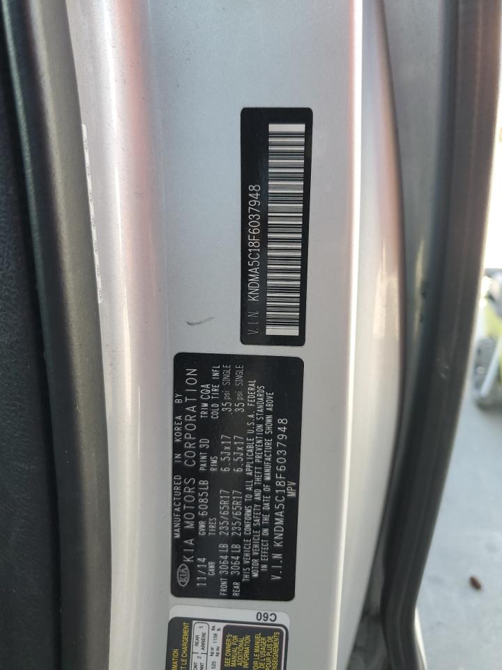 KNDMA5C18F6037948 2015 Kia Sedona L