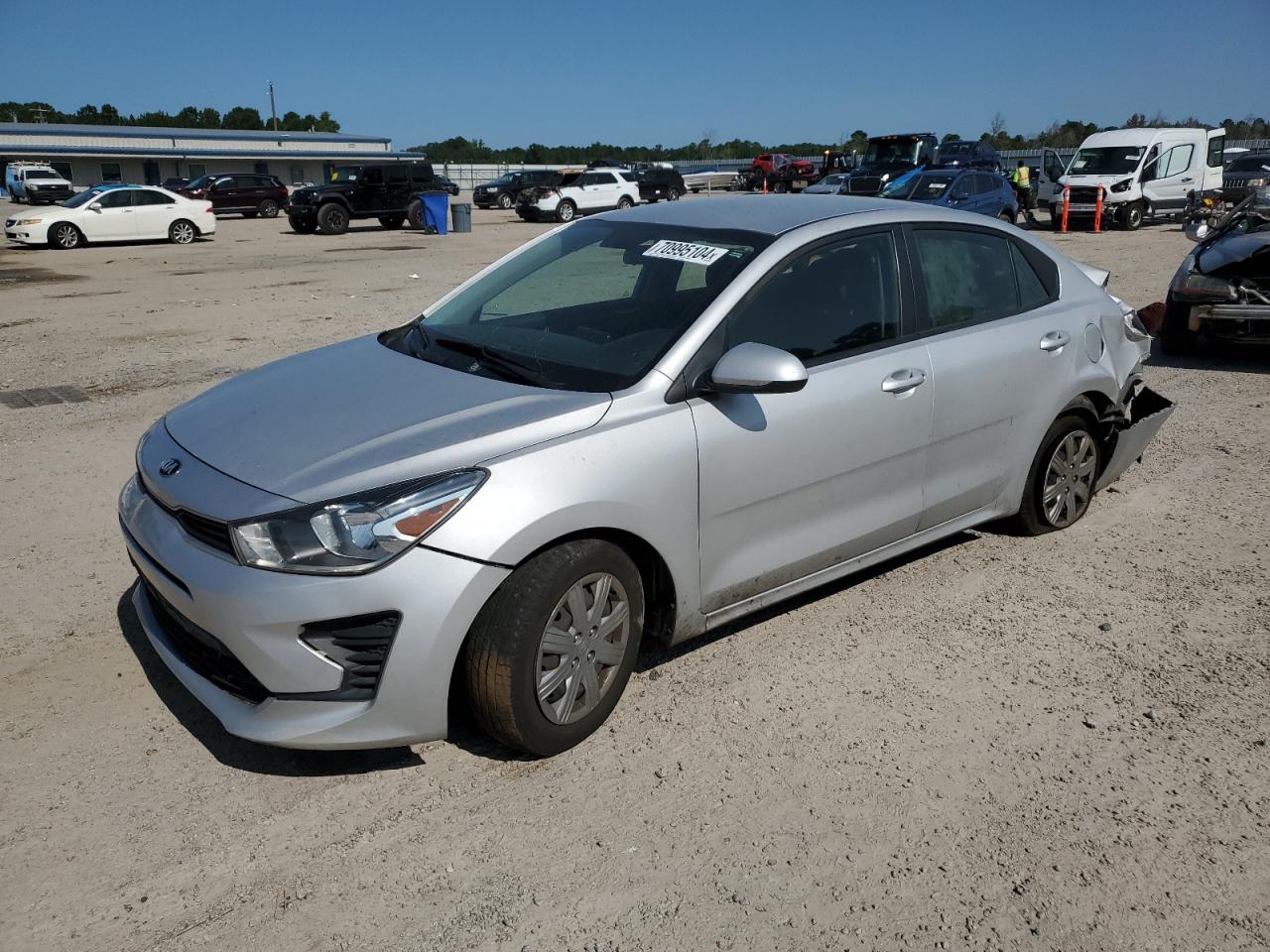 2021 Kia Rio Lx VIN: 3KPA24AD1ME395603 Lot: 70995104