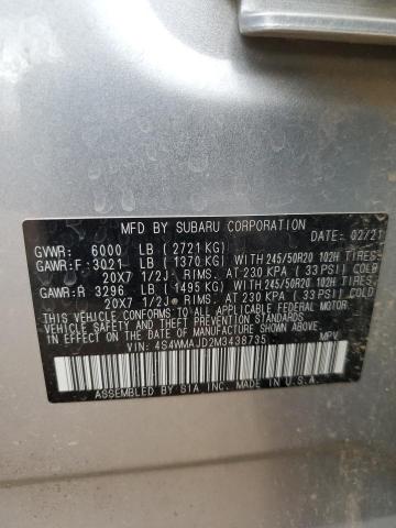 4S4WMAJD2M3438735 Subaru Ascent LIM 14