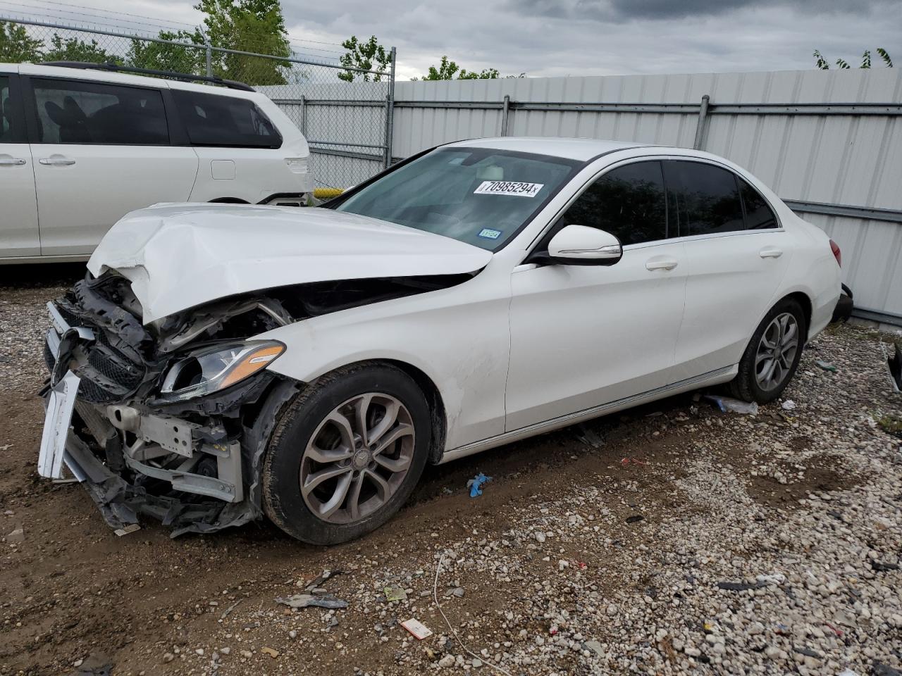 VIN 55SWF4JB8FU087414 2015 MERCEDES-BENZ C-CLASS no.1