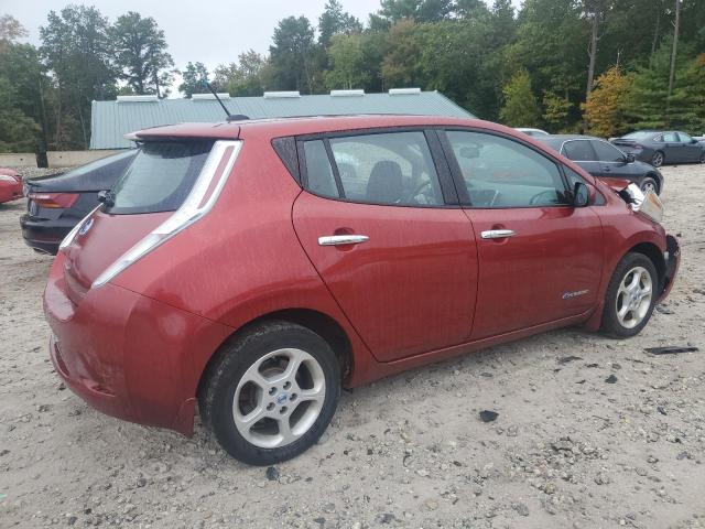  NISSAN LEAF 2014 Czerwony