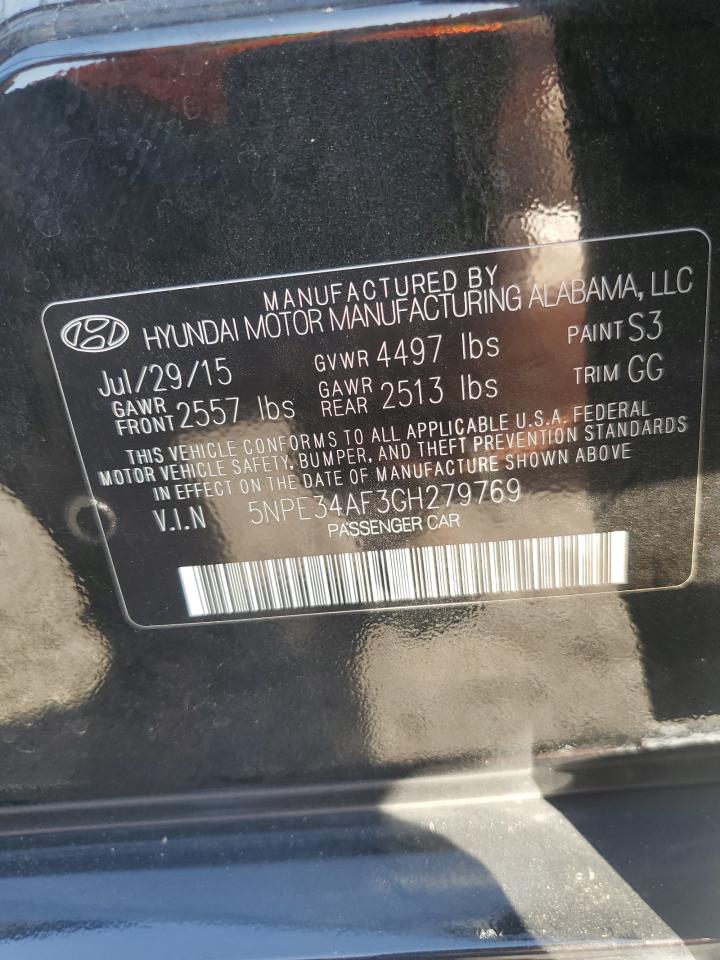 5NPE34AF3GH279769 2016 Hyundai Sonata Sport