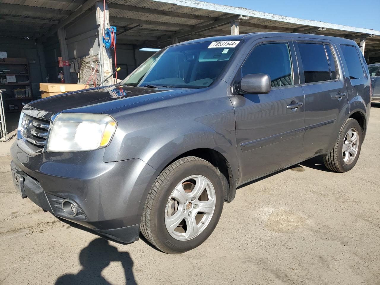 2012 Honda Pilot Exl VIN: 5FNYF3H55CB029731 Lot: 70537544