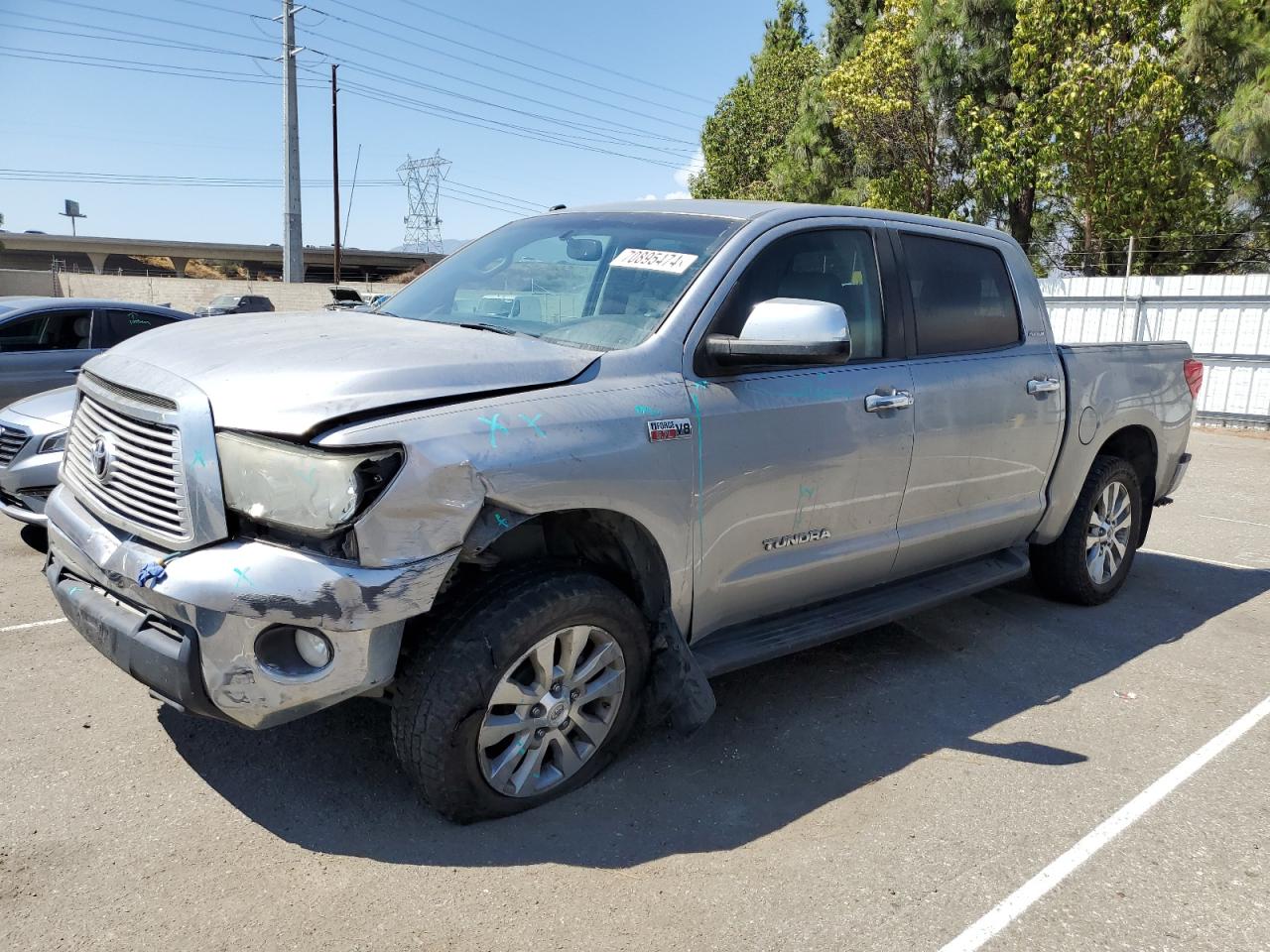 2012 Toyota Tundra Crewmax Limited VIN: 5TFHW5F14CX252683 Lot: 70895474