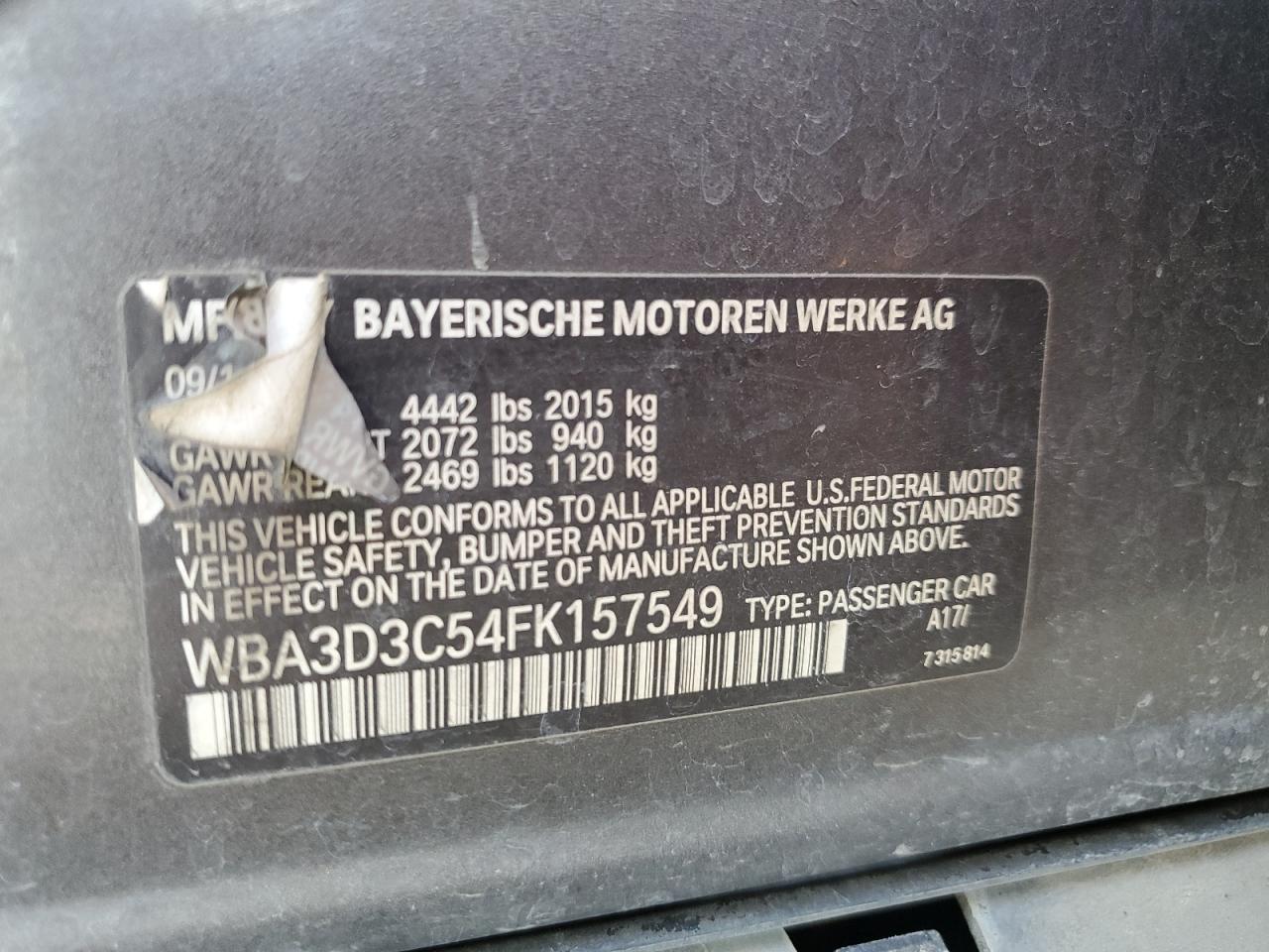 2015 BMW 3er - Image 12