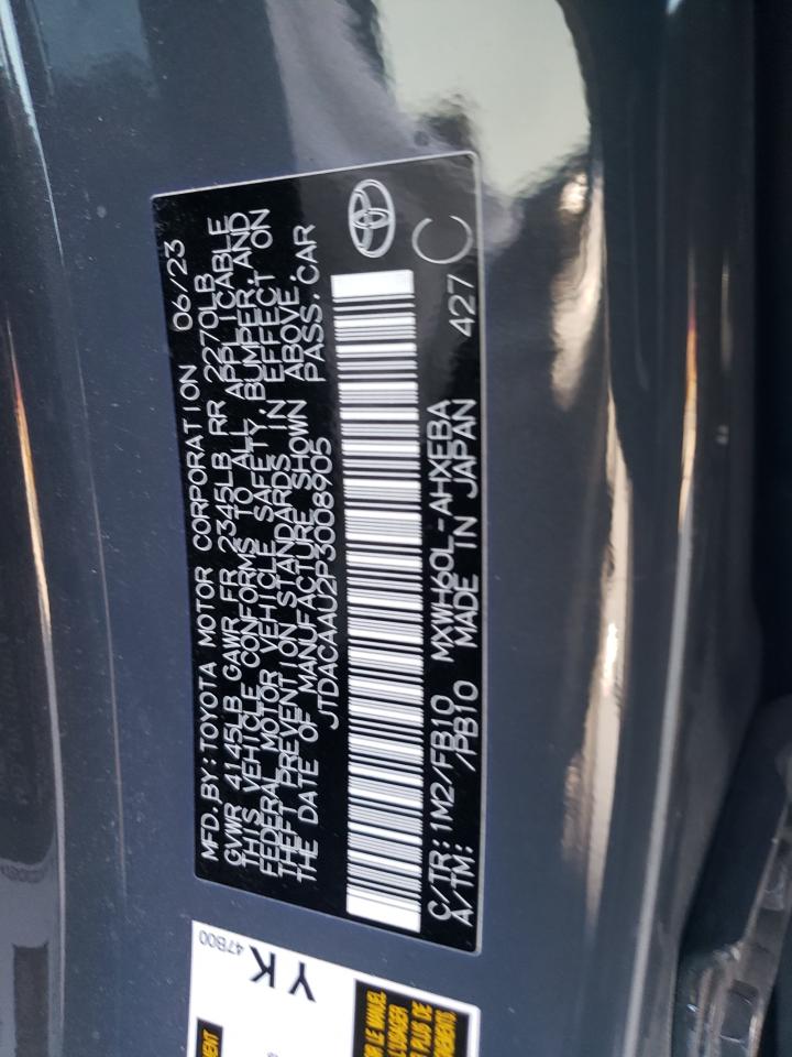 JTDACAAU2P3008905 2023 Toyota Prius Le