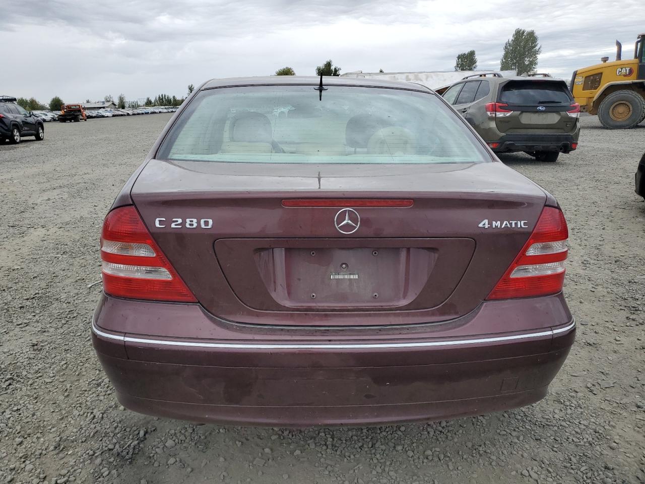 2006 Mercedes-Benz C 280 4Matic VIN: WDBRF92H86F809702 Lot: 72996304