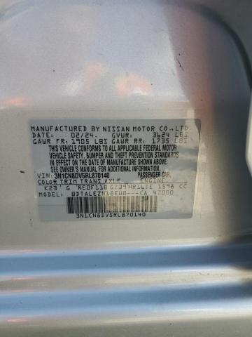 3N1CN8DV5RL870140 Nissan Versa S 13