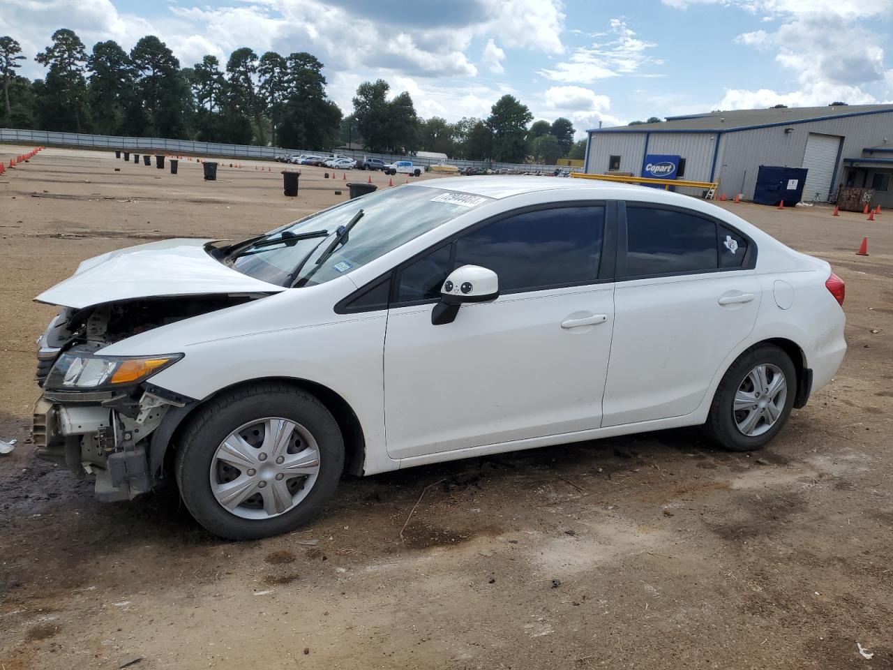 2012 Honda Civic Lx VIN: 2HGFB2F53CH325939 Lot: 72944464