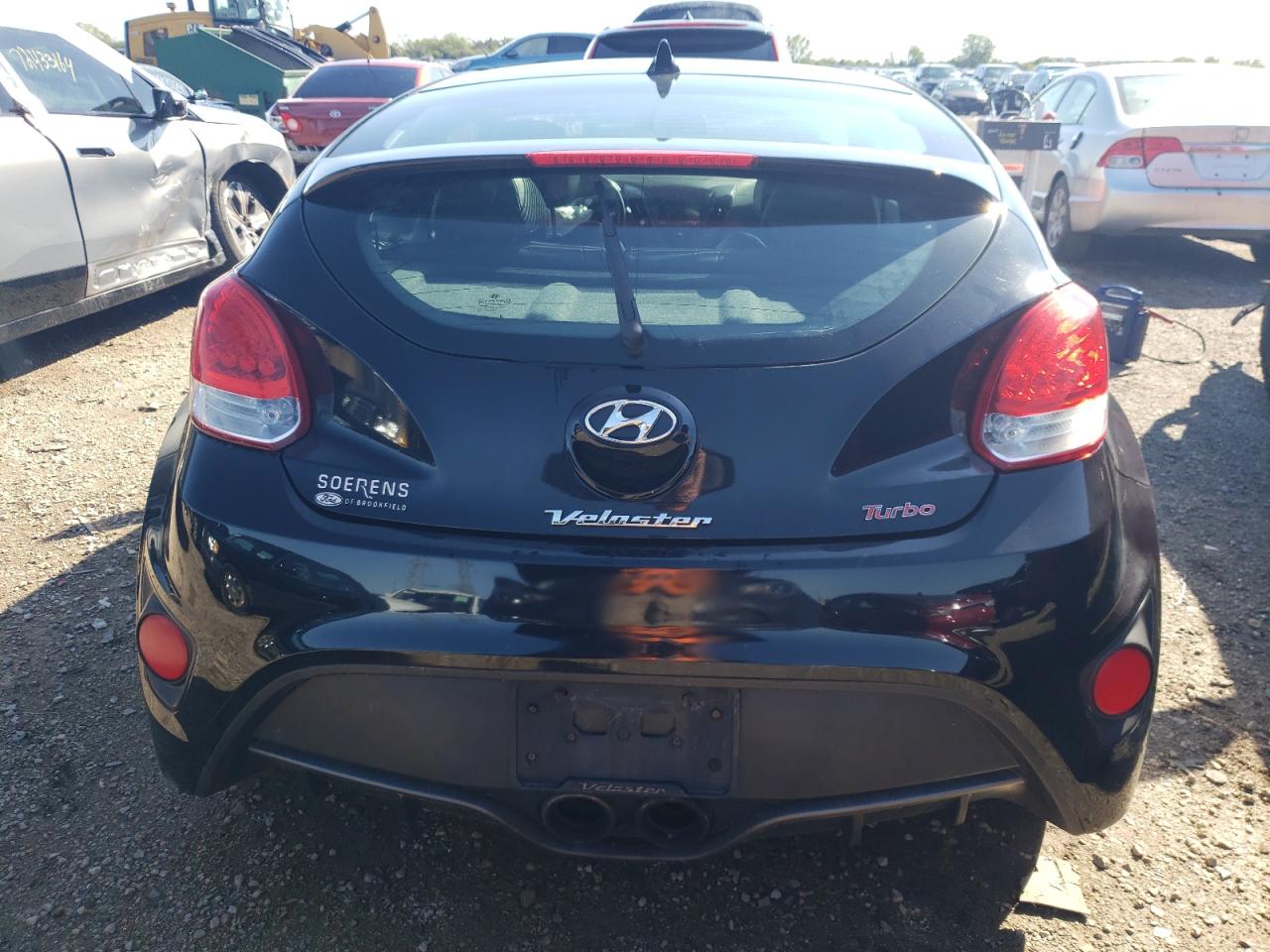 2013 Hyundai Veloster Turbo VIN: KMHTC6AE0DU172380 Lot: 72230544