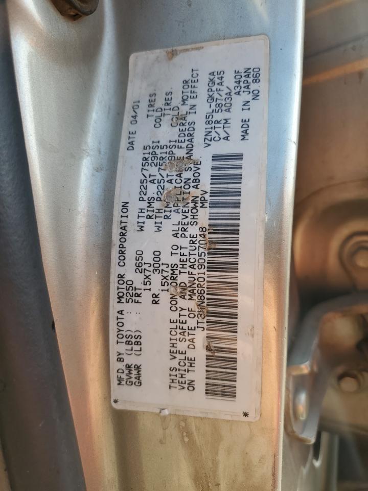 JT3HN86R019057048 2001 Toyota 4Runner Sr5