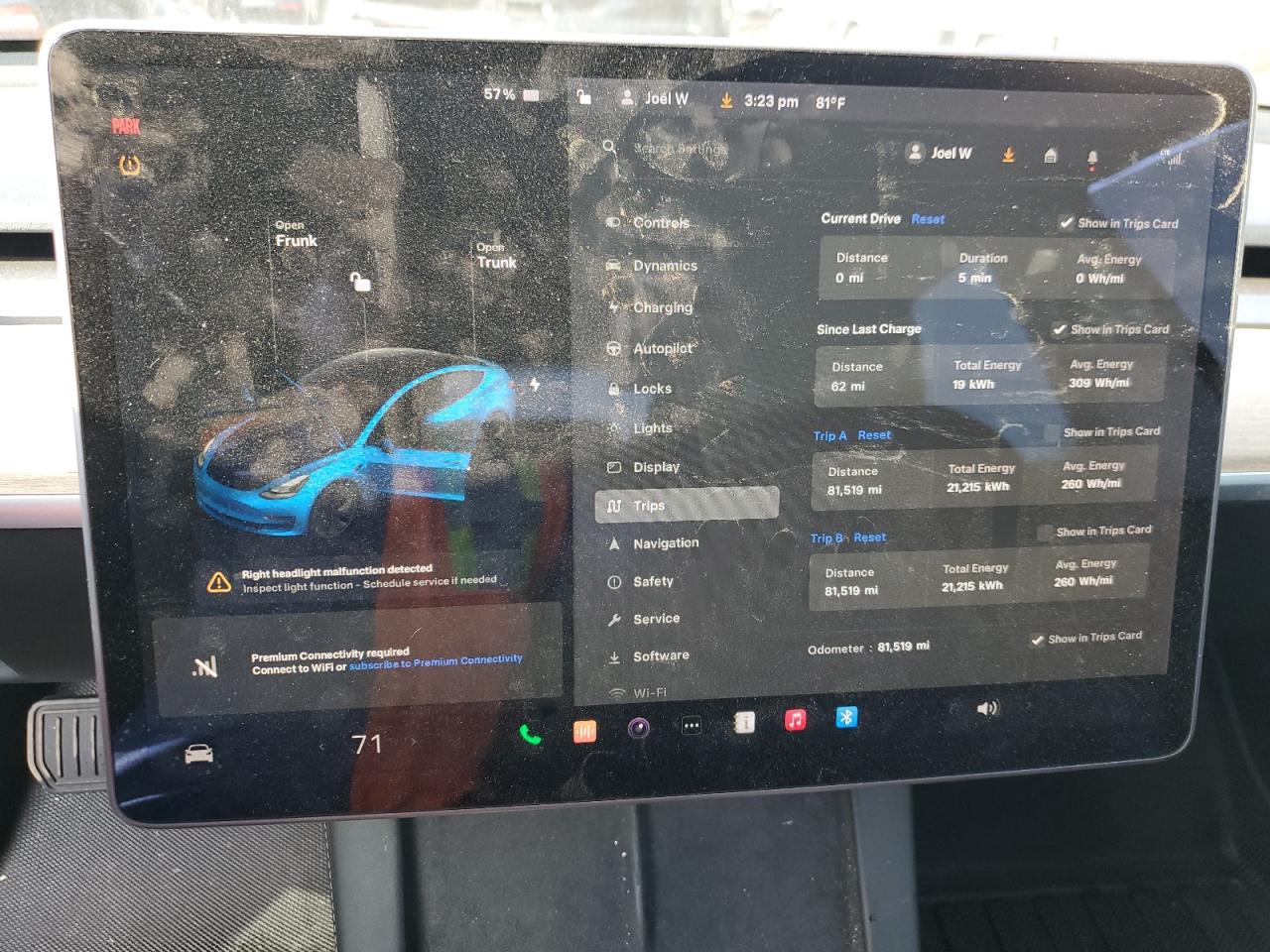 5YJ3E1EBXMF979130 2021 Tesla Model 3