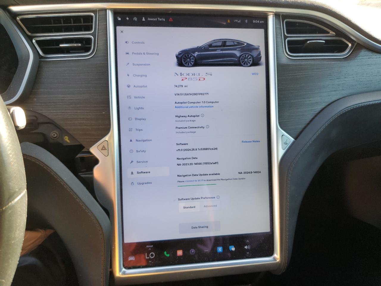 5YJSA1H29EFP62771 2014 Tesla Model S