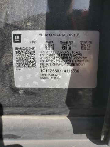 1G1FZ6S0XL4115386 Chevrolet Bolt EV PR 12