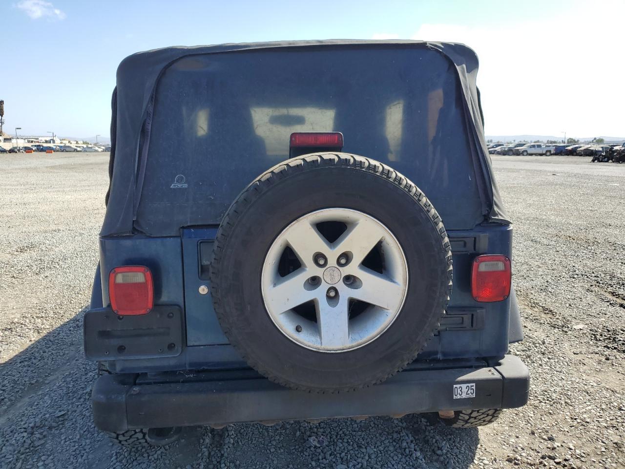 2005 Jeep Wrangler / Tj Rubicon VIN: 1J4FA69S05P351725 Lot: 71411904