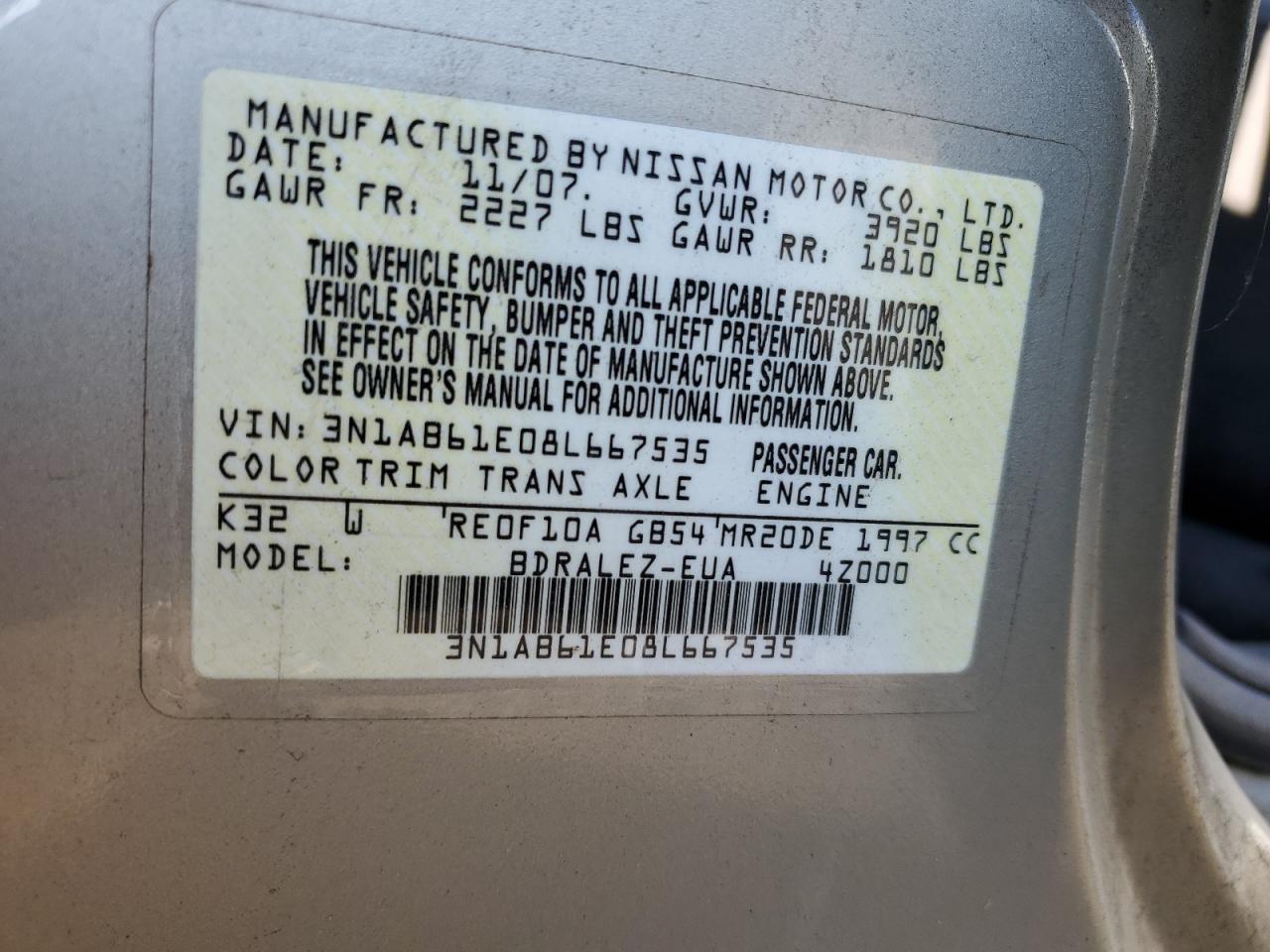 2008 Nissan Sentra - Image 15