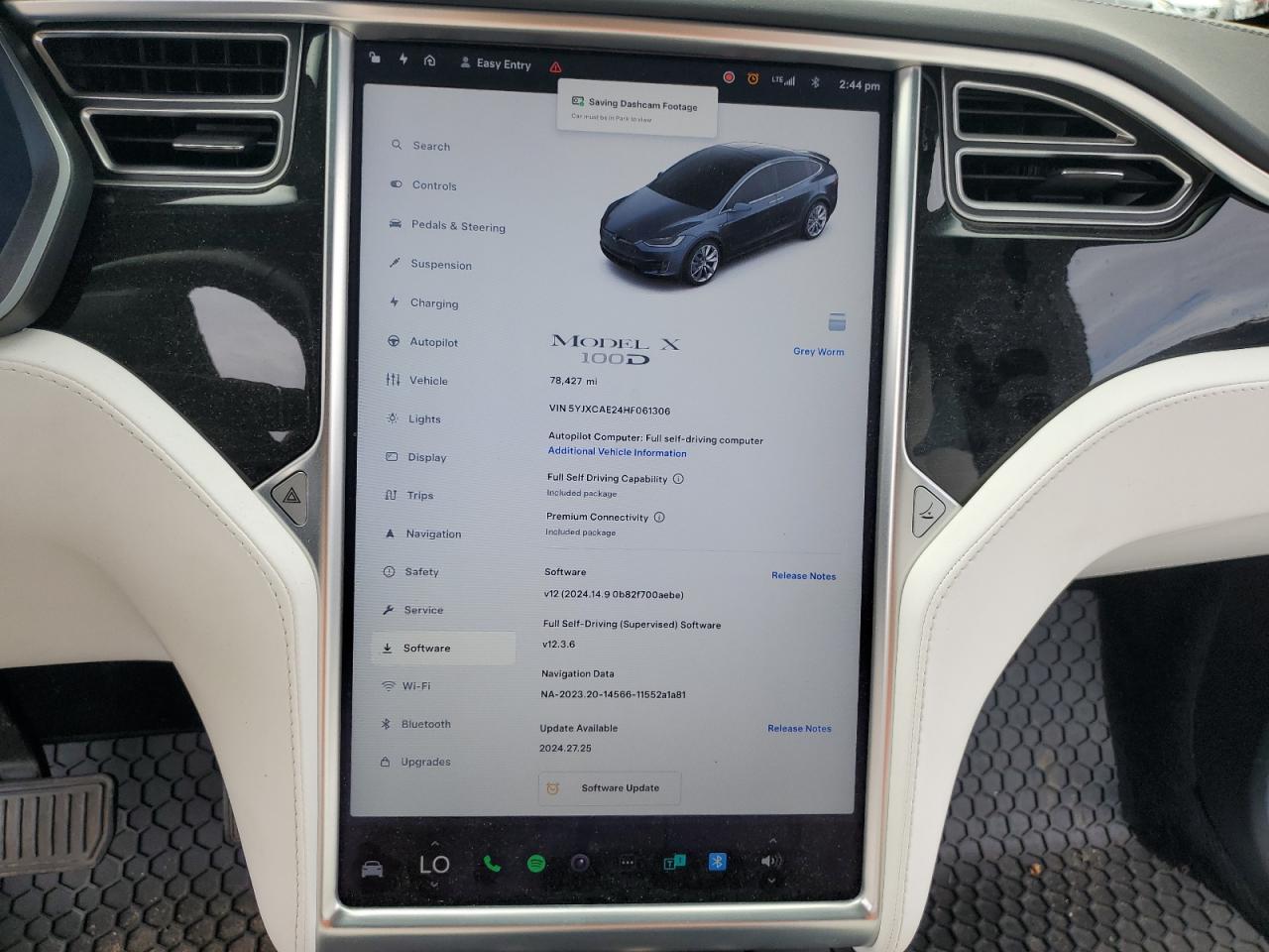 5YJXCAE24HF061306 2017 Tesla Model X