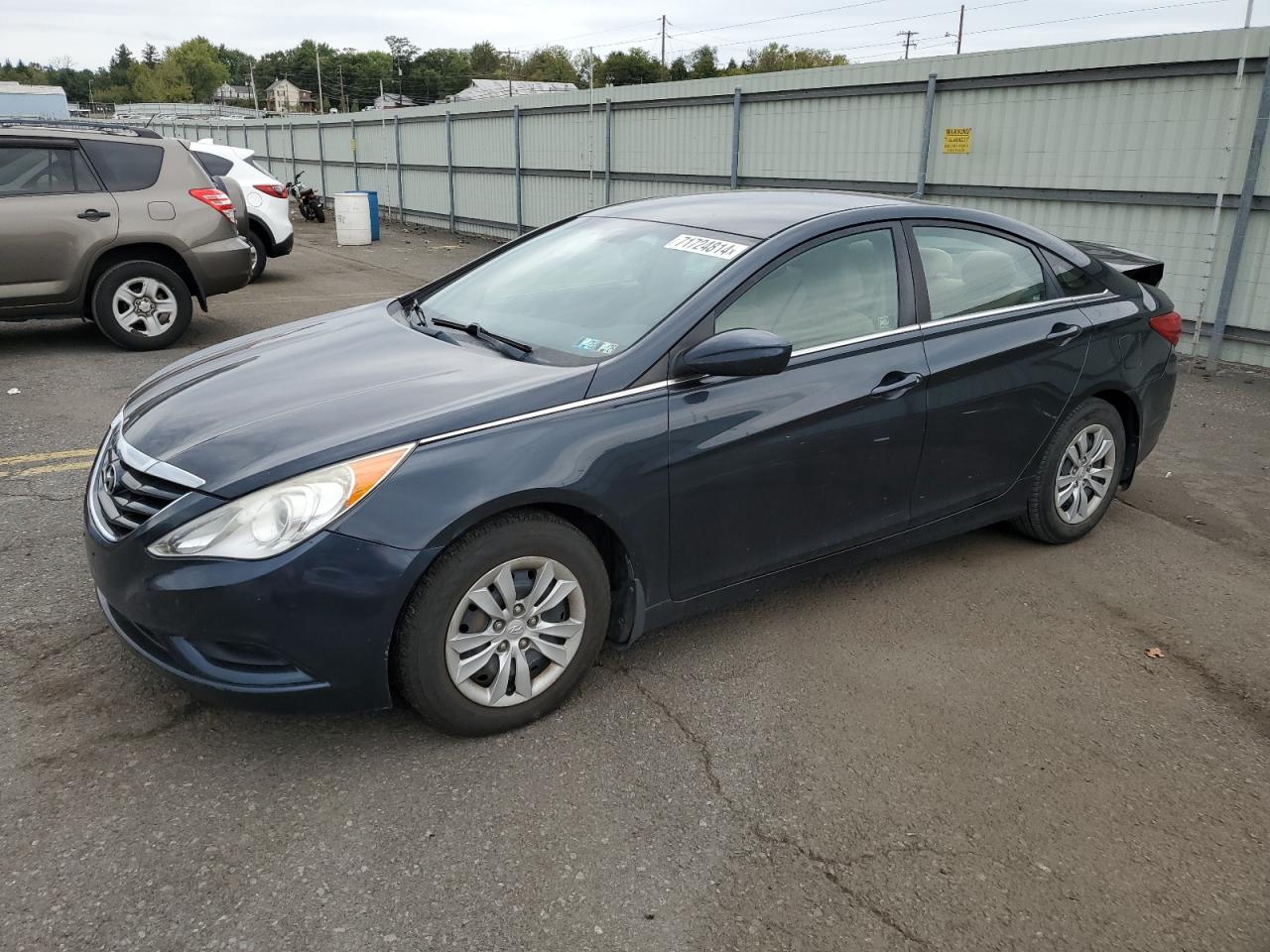 2012 Hyundai Sonata Gls VIN: 5NPEB4AC9CH431671 Lot: 71724814