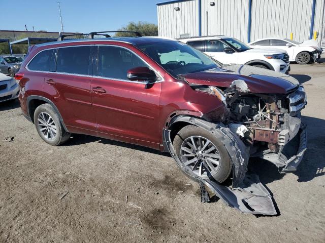  TOYOTA HIGHLANDER 2017 Бургунди