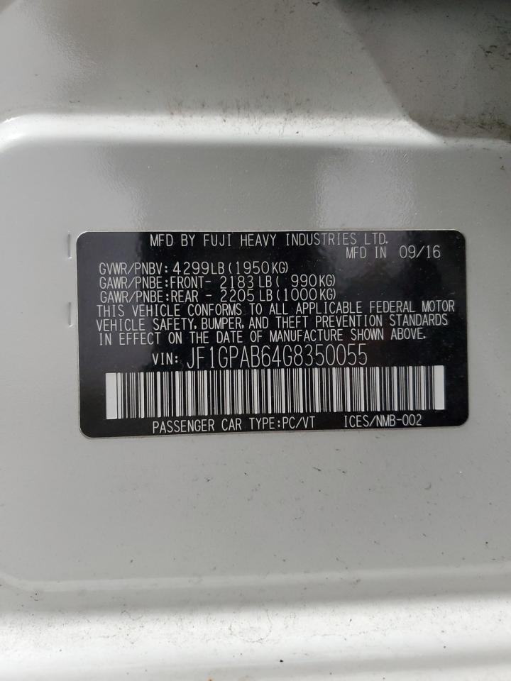 JF1GPAB64G8350055 2016 Subaru Impreza Premium