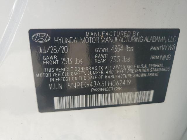 5NPEG4JA5LH062419 Hyundai Sonata SE 13