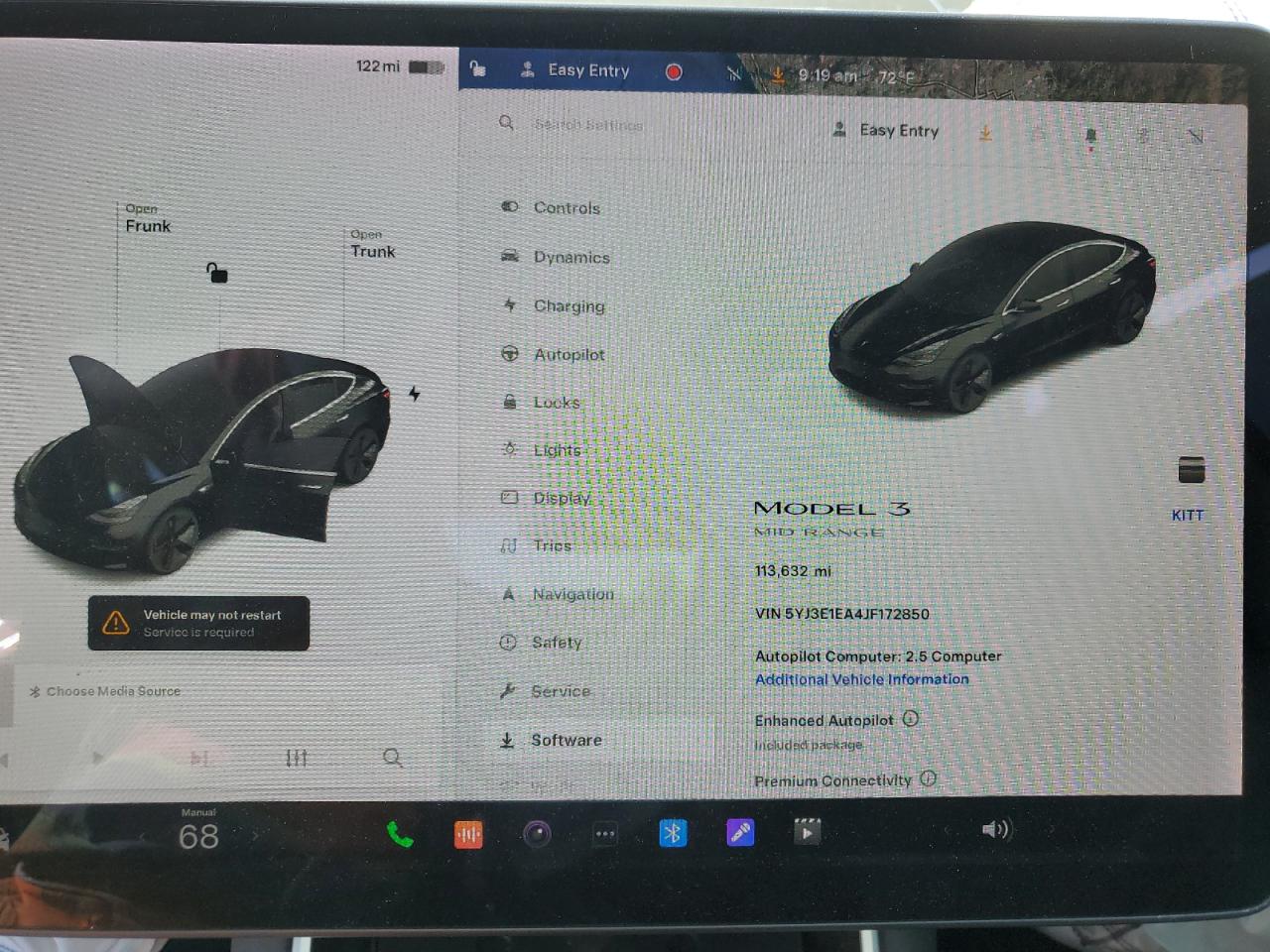 5YJ3E1EA4JF172850 2018 Tesla Model 3