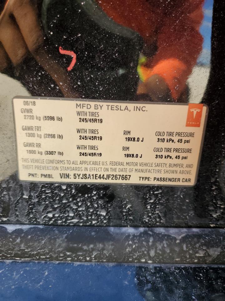 5YJSA1E44JF267667 2018 Tesla Model S