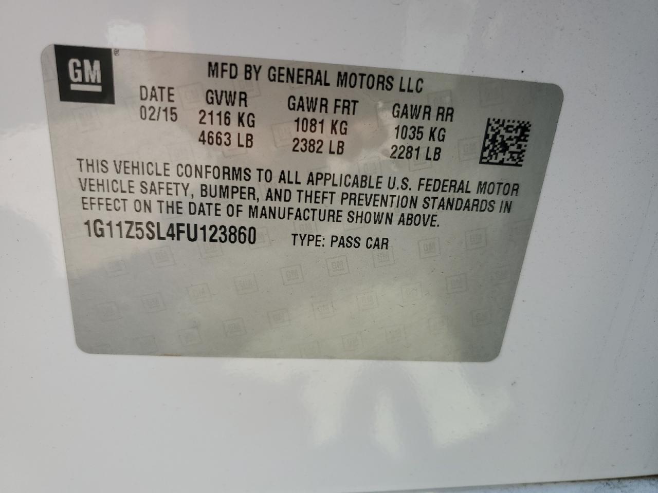 2015 Chevrolet Impala - Image 13