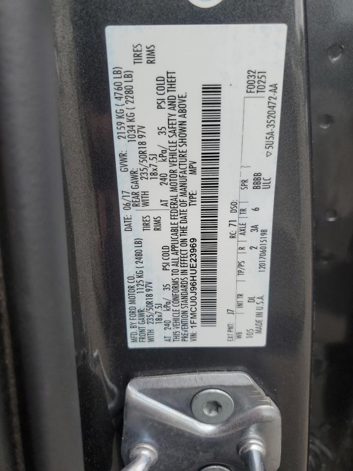 1FMCU0J96HUE23969 2017 FORD ESCAPE - Image 12