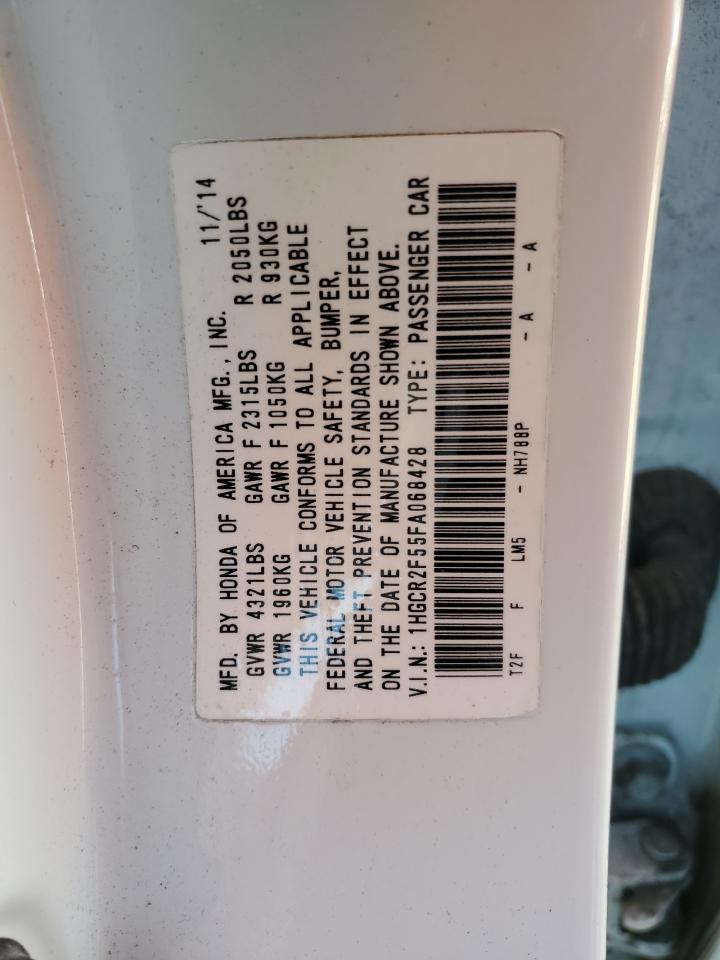 1HGCR2F55FA068428 2015 Honda Accord Sport