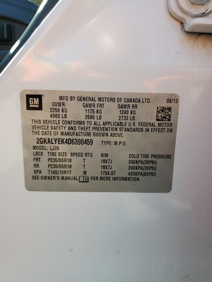 2GKALYEK4D6390459 2013 GMC Terrain Denali