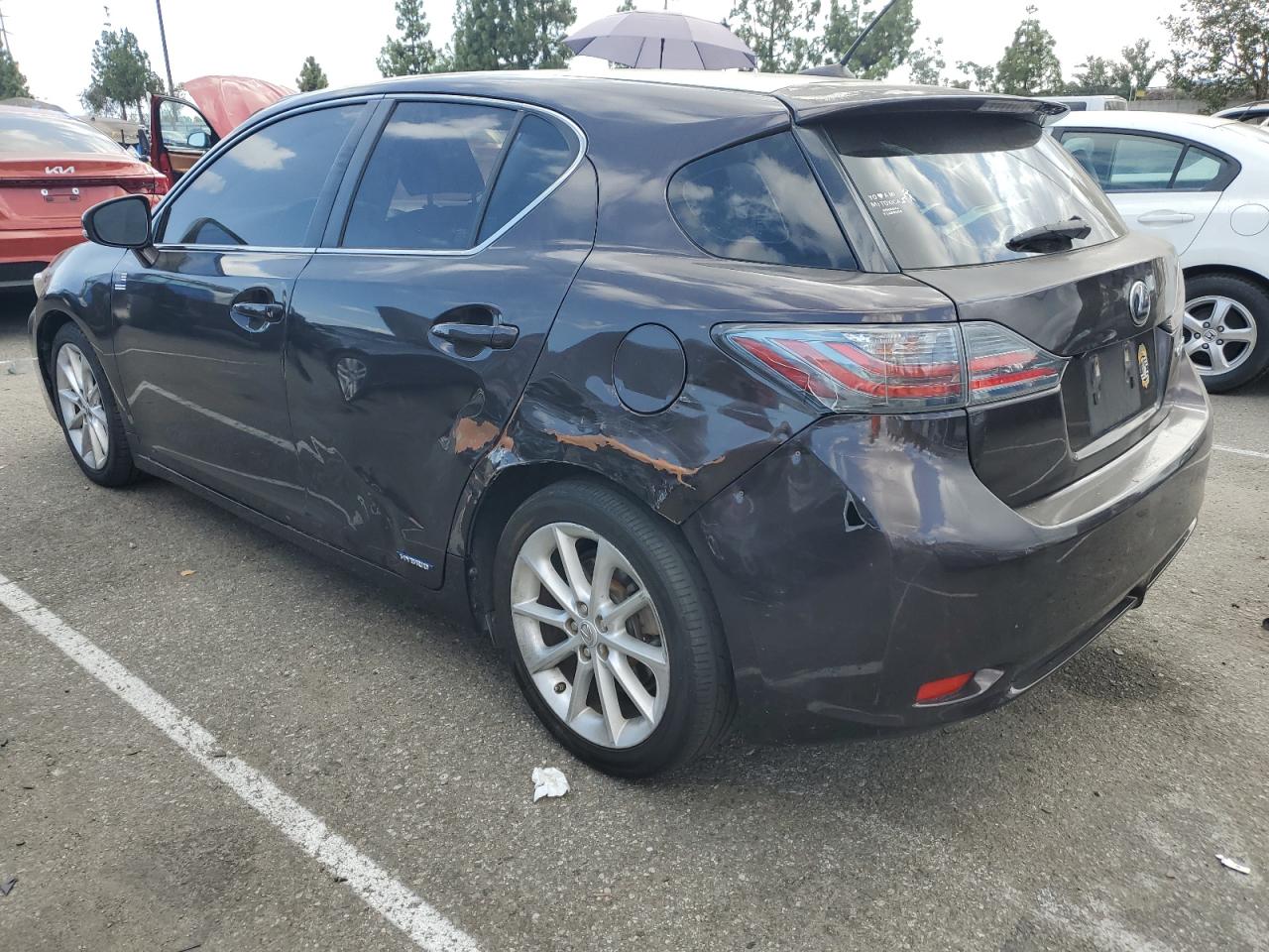 VIN JTHKD5BH0D2142029 2013 LEXUS CT 200 no.2