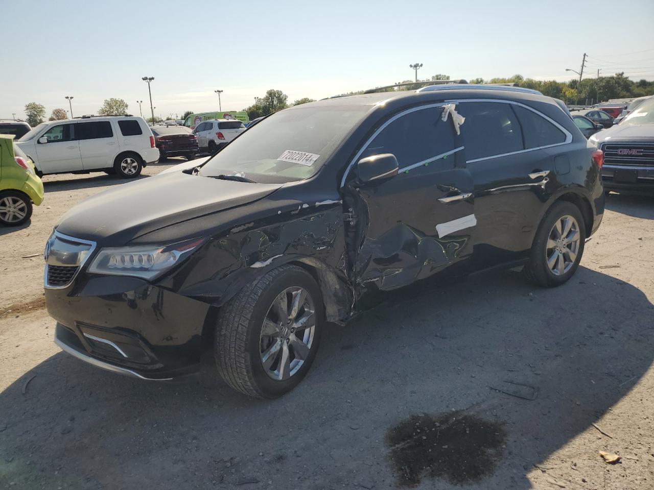 2015 Acura Mdx Advance VIN: 5FRYD4H89FB023598 Lot: 72022014