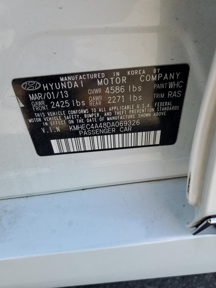 KMHEC4A48DA069326 2013 Hyundai Sonata Hybrid