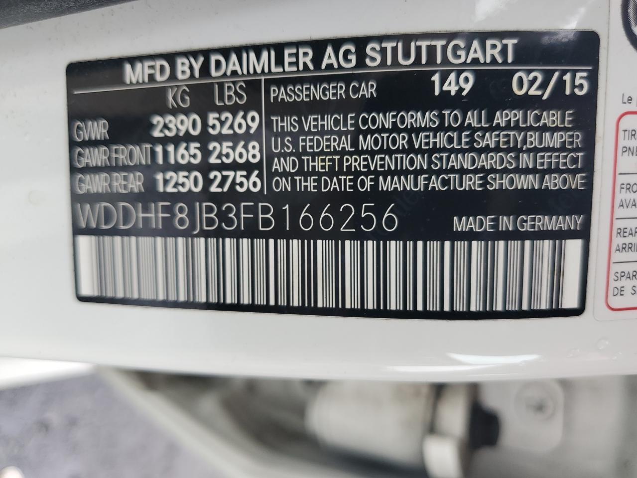 WDDHF8JB3FB166256 2015 Mercedes-Benz E 350 4Matic