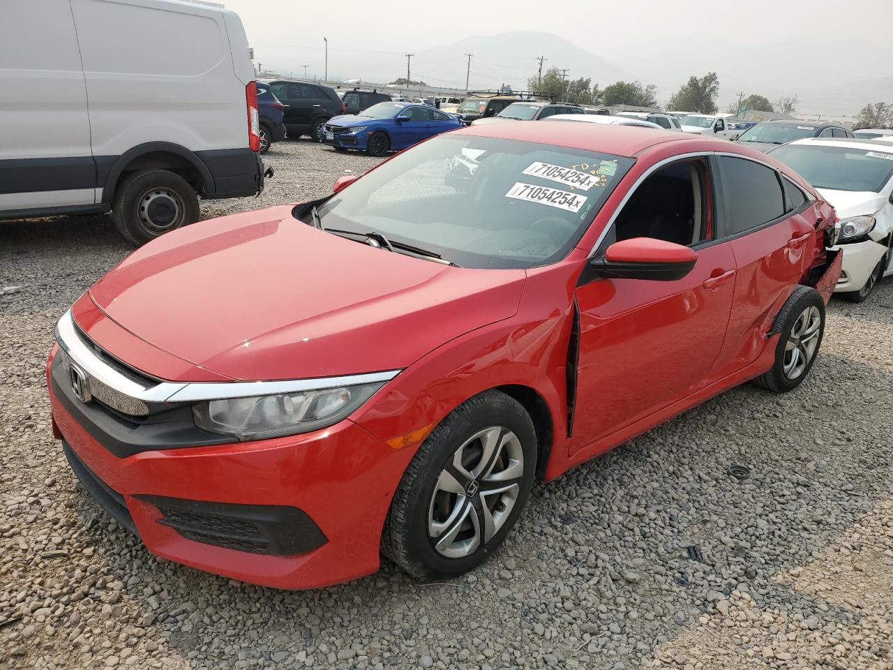 2018 Honda Civic Lx VIN: 2HGFC2F55JH582742 Lot: 71054254