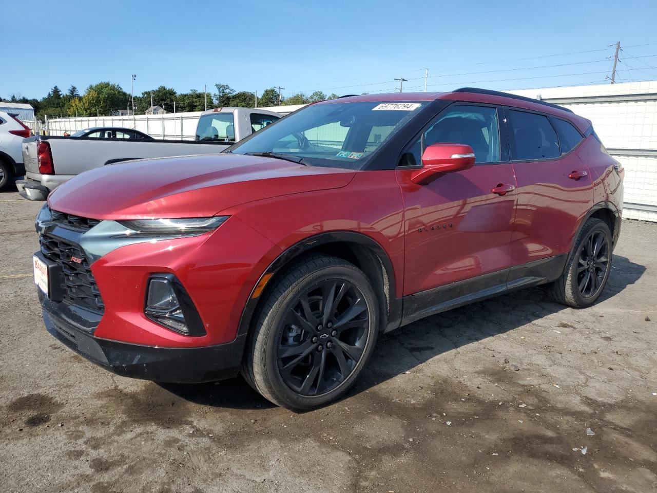 2022 Chevrolet Blazer Rs VIN: 3GNKBKRS3NS113113 Lot: 69776294